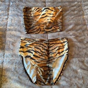 Eat Sleep Rave Tiger Print Set